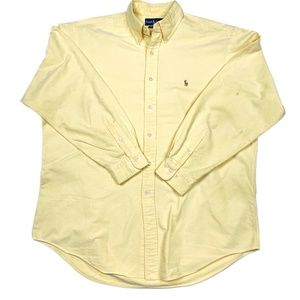 Polo * Ralph Lauren Yellow Classic Fit LS Shirt - Sz 16.5